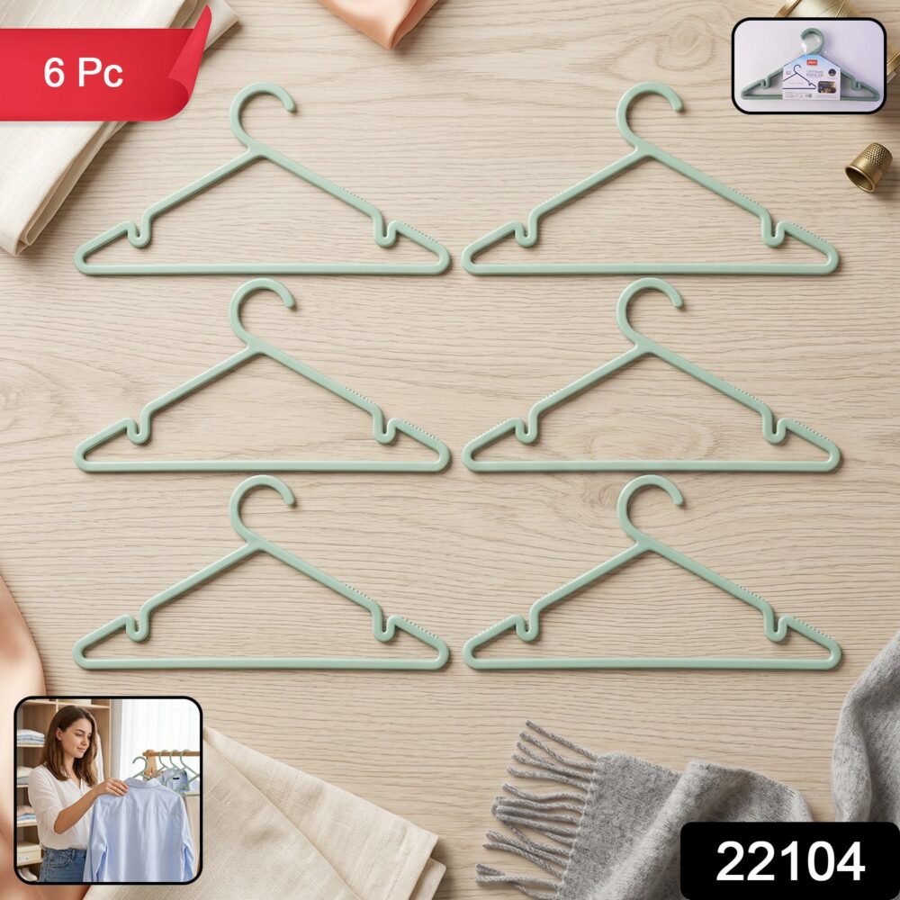 22104.jpg Plastic Clothes Hangers – Non-Slip Design for Safe Grip and Organization