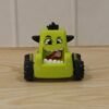 Cartoon Monster Push Back Car Toy for Kids - Eco-Friendly & Durable