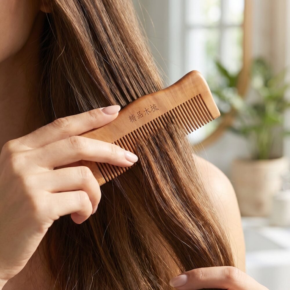 22881-07-live_455341bb-32a6-450b-befc-f4f41ba5dce5.jpg Natural Wooden Hair Comb – Anti Static for Silky, Tangle-Free Hair