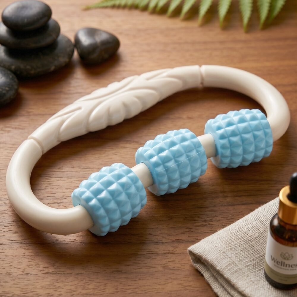 Muscle Relief Roller – Handheld Body Massager for Relaxation and Recovery