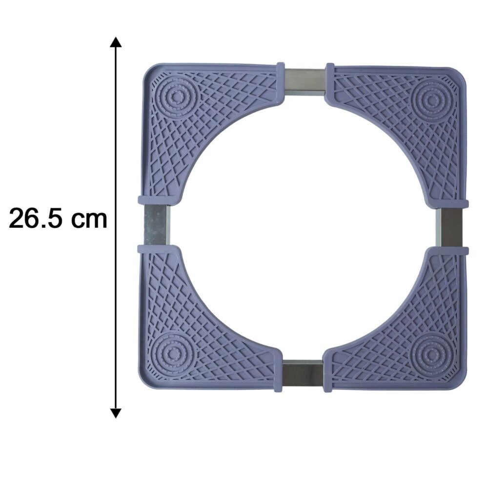 Adjustable Washing Machine Stand with Wheels – Easy Movable Appliance Base