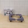 Adjustable Washing Machine Stand with Wheels – Easy Movable Appliance Base
