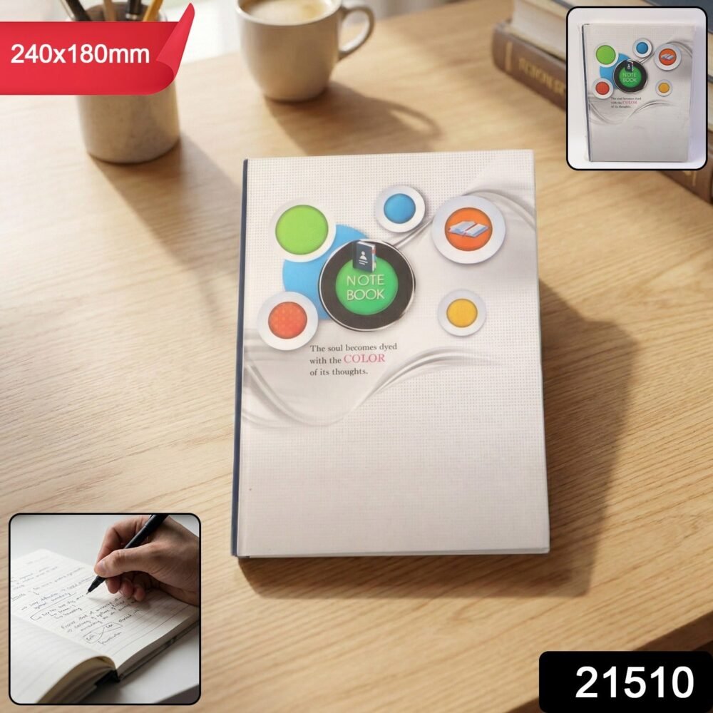 Hardbound Ruled Diary – Durable 100-Page Notebook 240x180mm