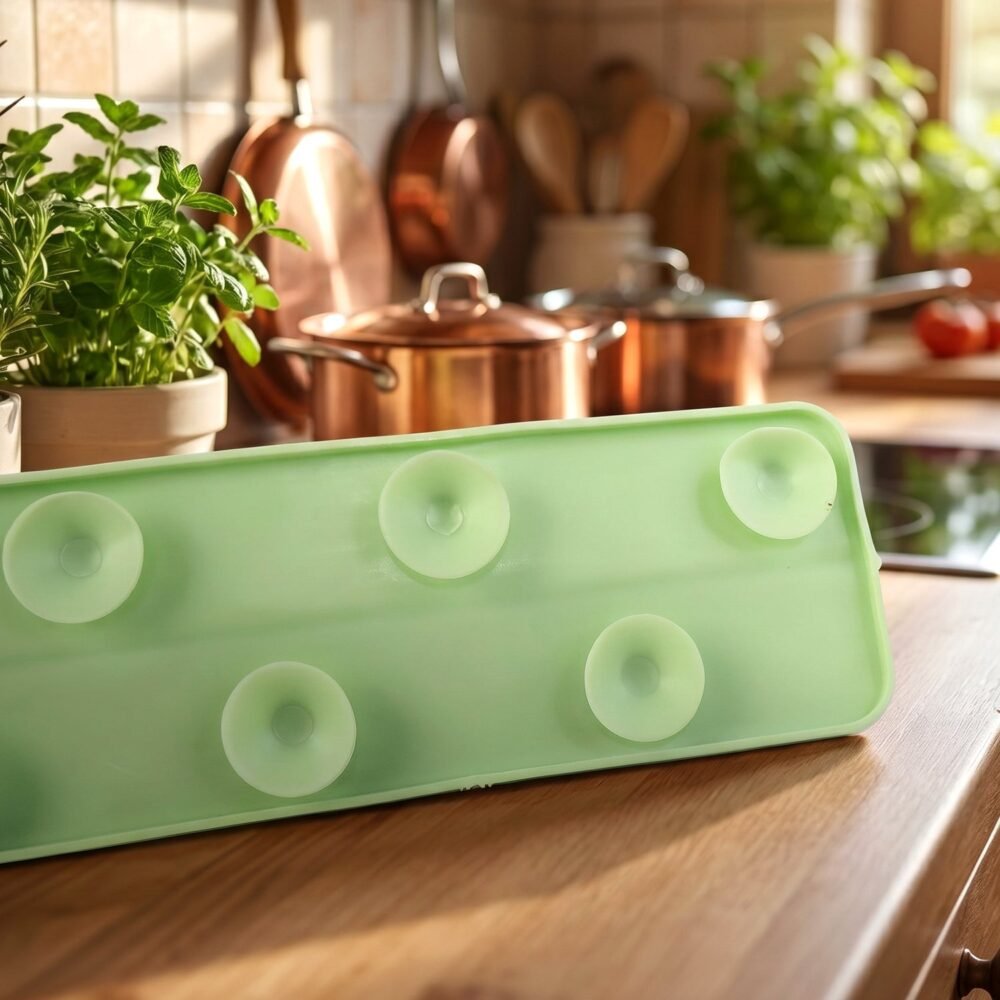 Kitchen Sink Splash Guard – Flexible Silicone Barrier for Countertop