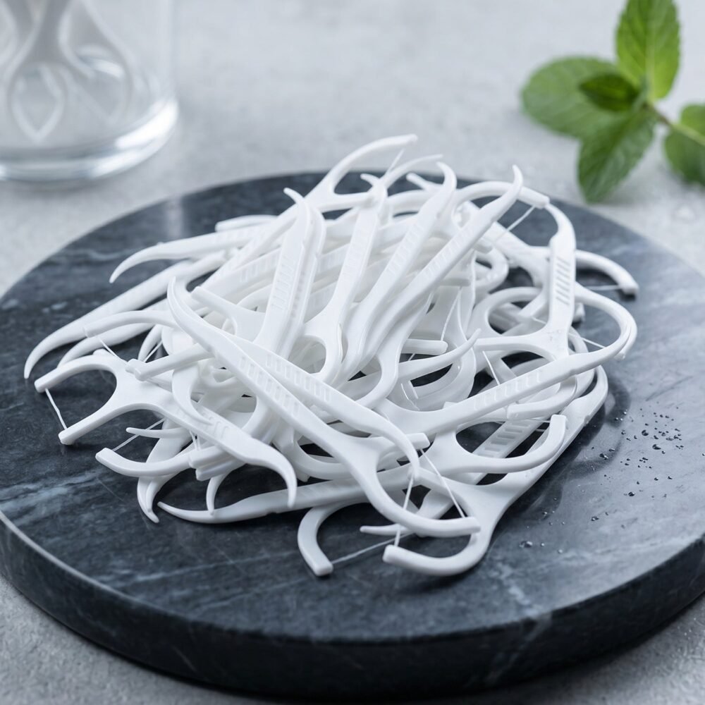 23681-03-product_e165c9d4-55b4-44c3-b9ee-9ef33e97baaf.jpg 2-in-1 Dental Floss & Toothpick Sticks - Portable & Hygienic