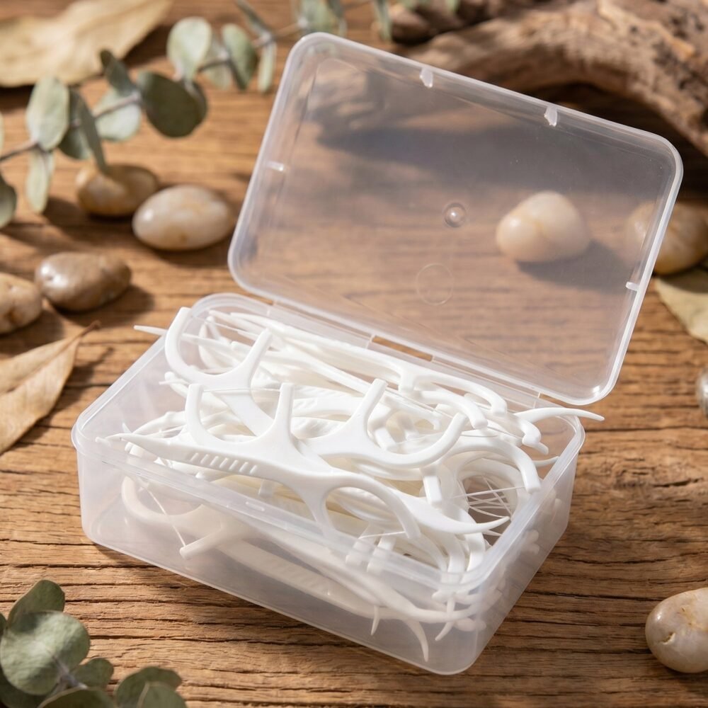 23681-04-product_2fbb2e9d-1ffe-400e-a8a4-138d14113908.jpg 2-in-1 Dental Floss & Toothpick Sticks - Portable & Hygienic