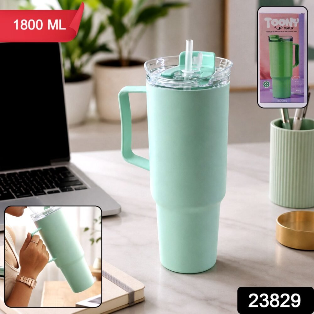 Travel Tumbler – Large 1800ml Capacity with Leak-proof Lid