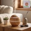 Ultrasonic Aroma Diffuser – Compact 200ml with Color LED Light