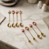 Mix Golden Cartoon Spoon Set – Stylish & Durable Tableware