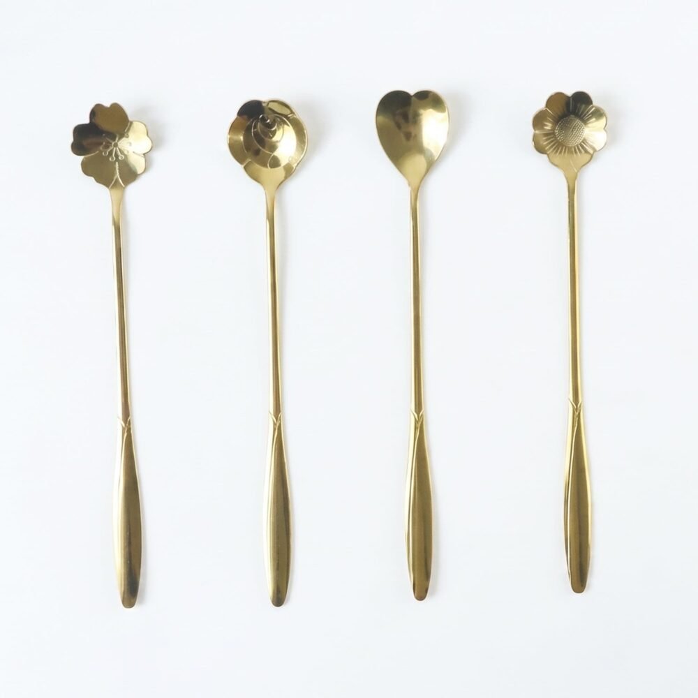 24056_05_white_background_56716fe2-4a9e-4727-9ddb-52be42869955.jpg Mini Golden Serving Spoon Set – Elegant Stainless Steel Design