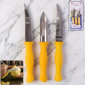 Kitchen Knife and Peeler Set – Durable Stainless Steel Tools for Daily Use