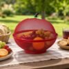 24521-01-no-sku_4de6659a-8bfc-4ddb-ac13-9098d52b6037.jpg Apple Shaped Metal Net Fruit Basket – Stylish Kitchen Storage