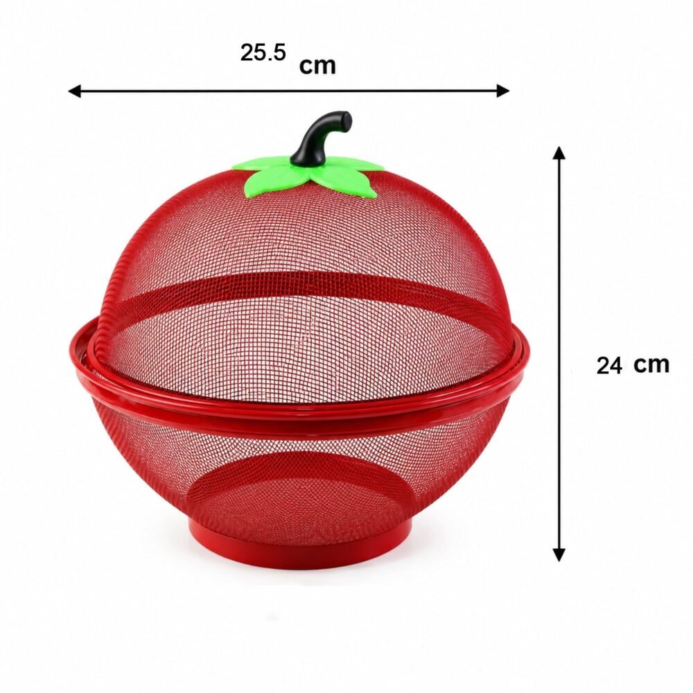 24521-06-size_b1e9b7ab-f603-48b0-901d-96013a6f0323.jpg Apple Shaped Metal Net Fruit Basket – Stylish Kitchen Storage