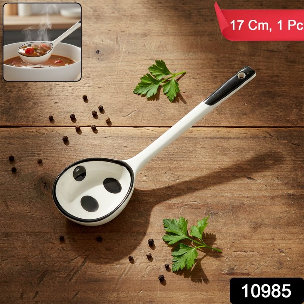 25510985-3785Pc-DD-5681-Av-Sv.jpg Soup Ladle 17 cm – Heat-Resistant Non-Slip Handle