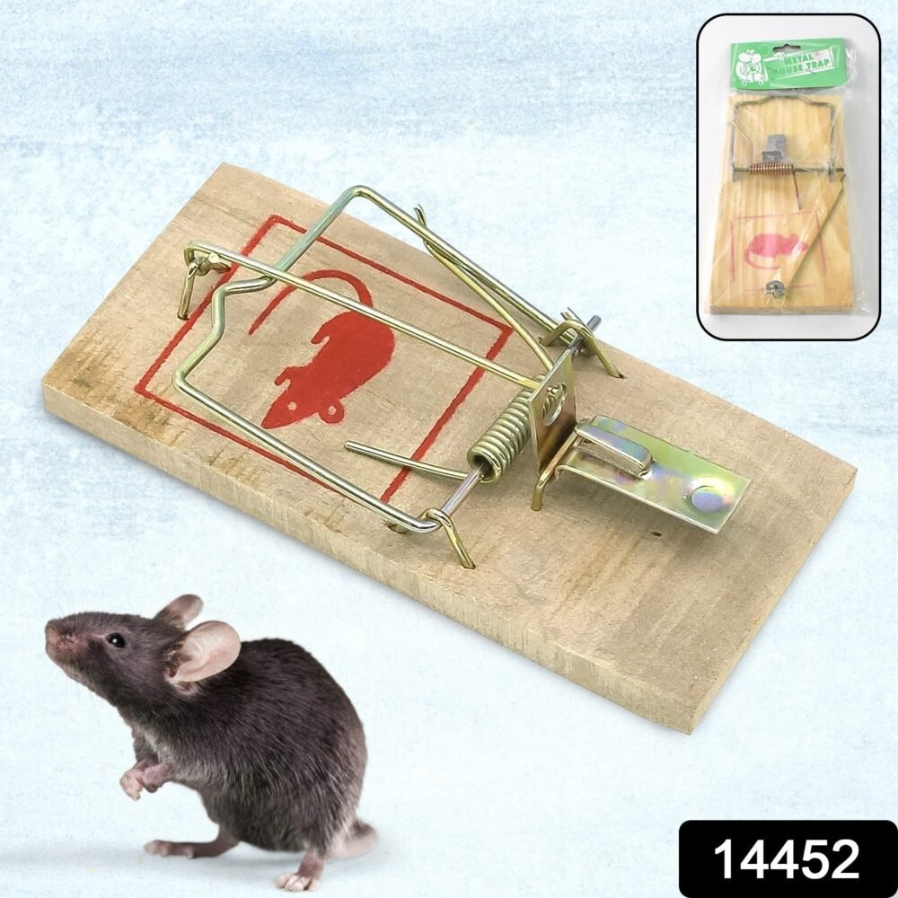 271_a08bea8e-1bc6-4673-a964-9952fe909f37.jpg Wooden Mouse Trap – Durable, Reusable Pest Control Snap Trigger