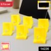 Plastic Mobile Phone Stand – Adjustable Foldable 6-Piece Set