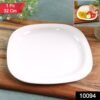 Square Dinner Plate 32 cm – Durable Elegant White Serving Plate