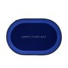 Non-Slip Oval Bath Mat – Super Absorbent Soft Velvet Surface