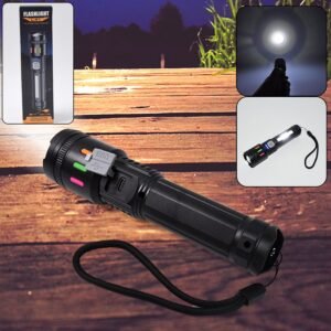 2_9aad6649-e921-48c6-8f0c-ebb061ead93e.jpg LED Flashlight USB Rechargeable – Zoom & 5 Lighting Modes