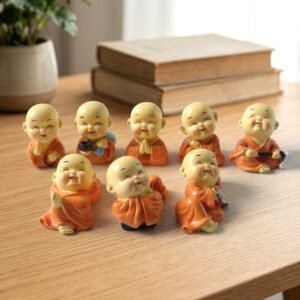 2b667b2b-e1ad-4a73-a068-6a8032f3964c.jpg Mini Monk Buddha Idol Set – Serene & Joyful Home Decor