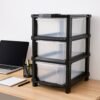 Transparent 3-Layer Drawer Organizer – Smooth Pull-Out Storage