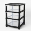 Transparent 3-Layer Drawer Organizer – Smooth Pull-Out Storage