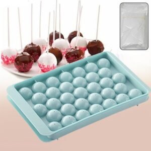 30220673-f91b-4aa2-ba4c-ad4fd43775c0.jpg Ice Ball Mold ñ 33 Round Spheres, Reusable & BPA-Free |