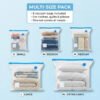 Vacuum Storage Bags with Suction Pump – Space-Saving 5 Pcs Set