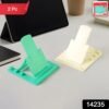 Mobile Phone Stand – Adjustable Foldable Plastic Holder Set (2 Pc)