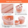 Portable Washing Machine ñ Foldable Mini Washer | Velvet Wipe