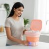 Portable Washing Machine ñ Foldable Mini Washer | Velvet Wipe