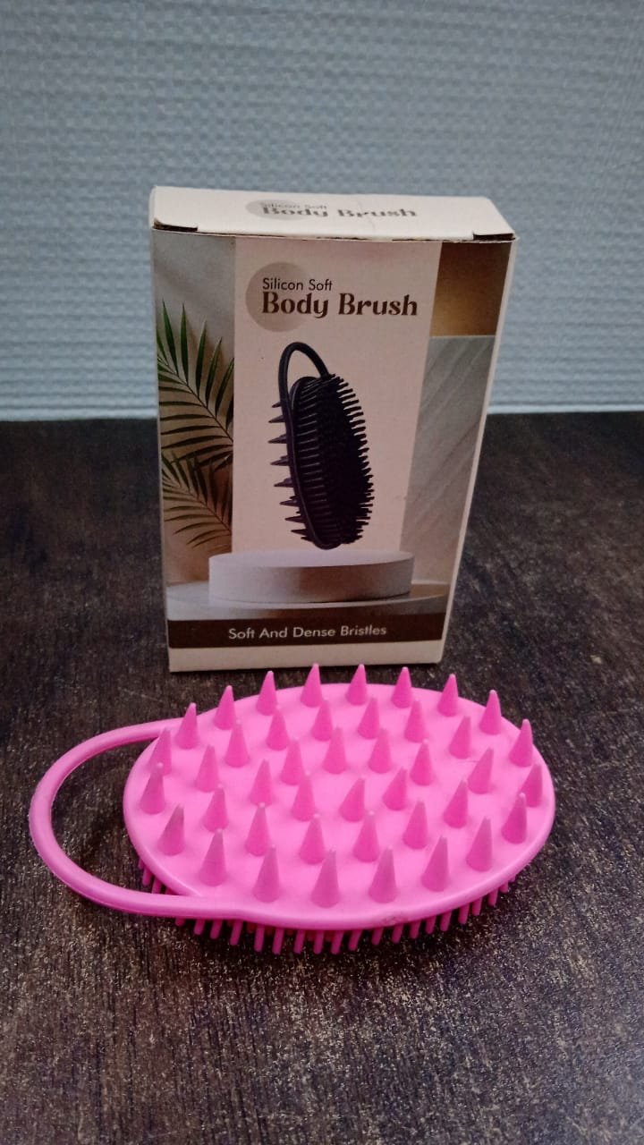 38229649-329a-439c-879e-679a839b10a5.jpg Silicone Soft Bristle Bath Brush – Exfoliate & Massage Skin