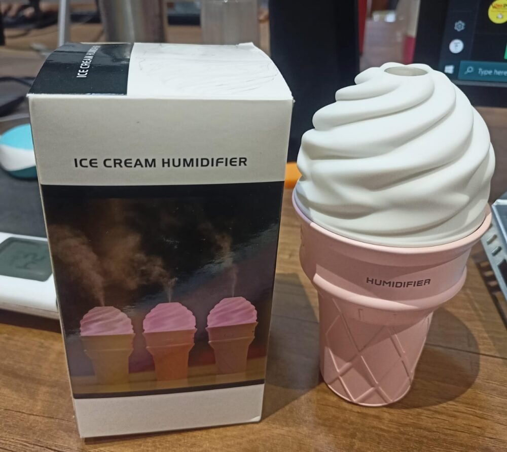 Ice Cream Cone Humidifier – Portable Cool Mist Air Freshener