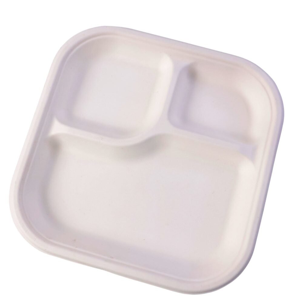 3CompartmentMealTray-04_dd1cbb47-0a4d-4d77-9185-dc74532ee4c5.jpg Compostable Bagasse 3-Compartment Meal Plate – Eco-Friendly & Sturdy