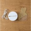 3D Teddy Bear Night Lamp – Captivating Heart Illusion for Kids and Home