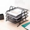 Organizer Rack – Durable 3-Tier Metal Storage for Office & Home