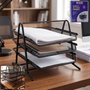 3TierDocumentTray-WOSKU-01_d9261994-00c6-4e85-a083-0d0d0a0fe23d.jpg Organizer Rack – Durable 3-Tier Metal Storage for Office & Home