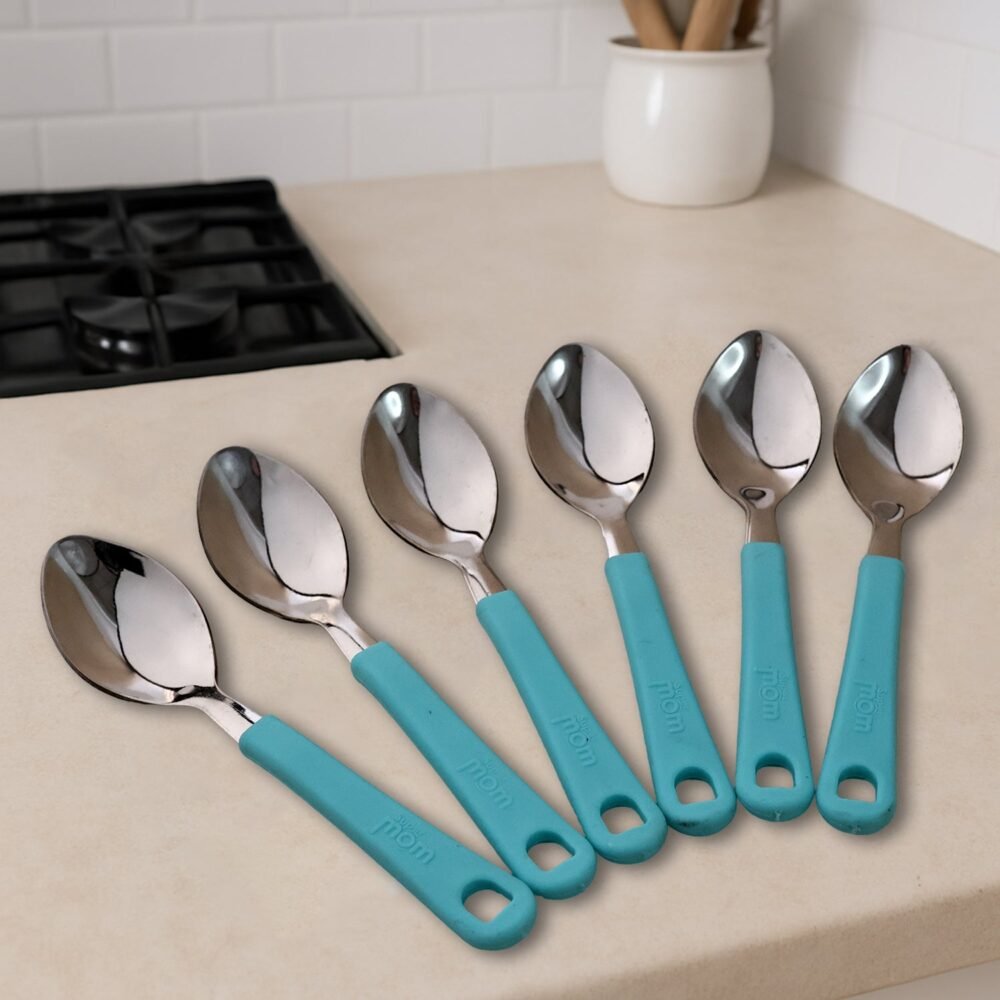 3_a0ee4cee-c47b-4be3-8cde-0438e3a719b4.jpg Stainless Steel Tea Spoon Set – Durable & Comfortable 6 Pieces