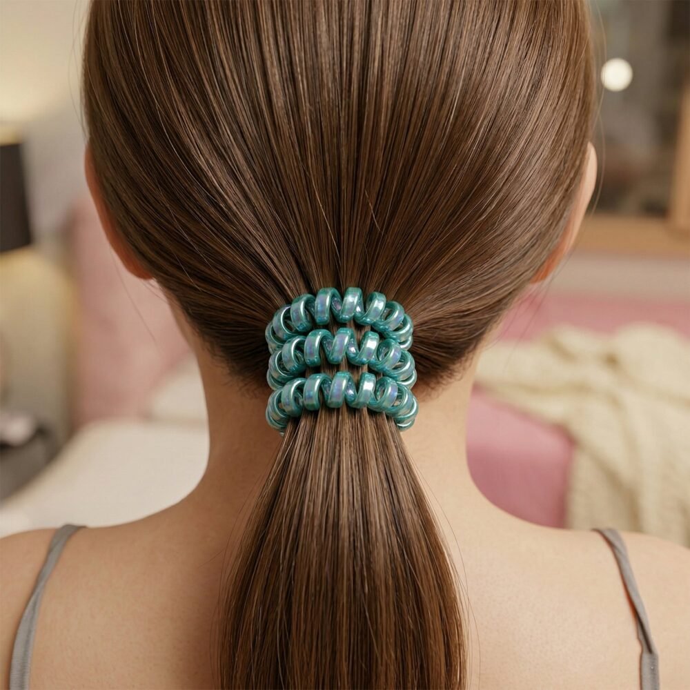 Spiral Coil Hair Band – Strong No-Crease Styling Accessory
