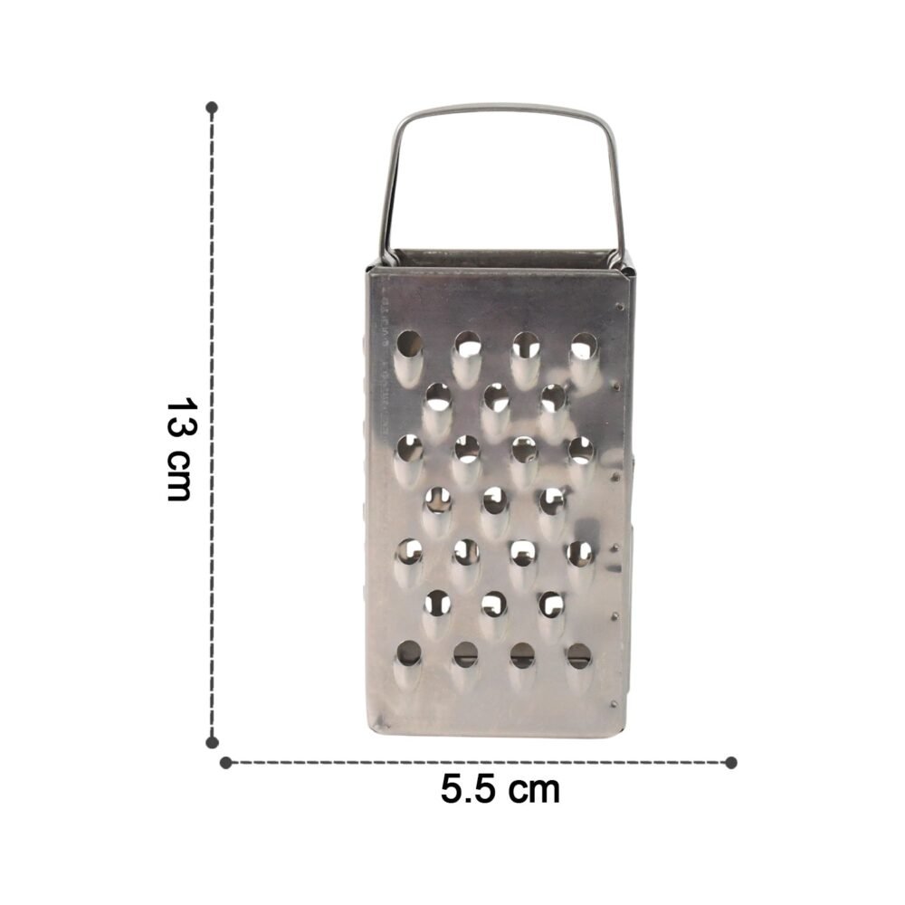 4-in-1Slicer-size.jpg Stainless Steel 4-in-1 Compact Grater & Slicer – Durable Kitchen Tool