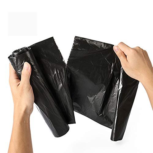 Medium Eco-Friendly Black Garbage Bags 24x32 Inch - Durable Waste Solution