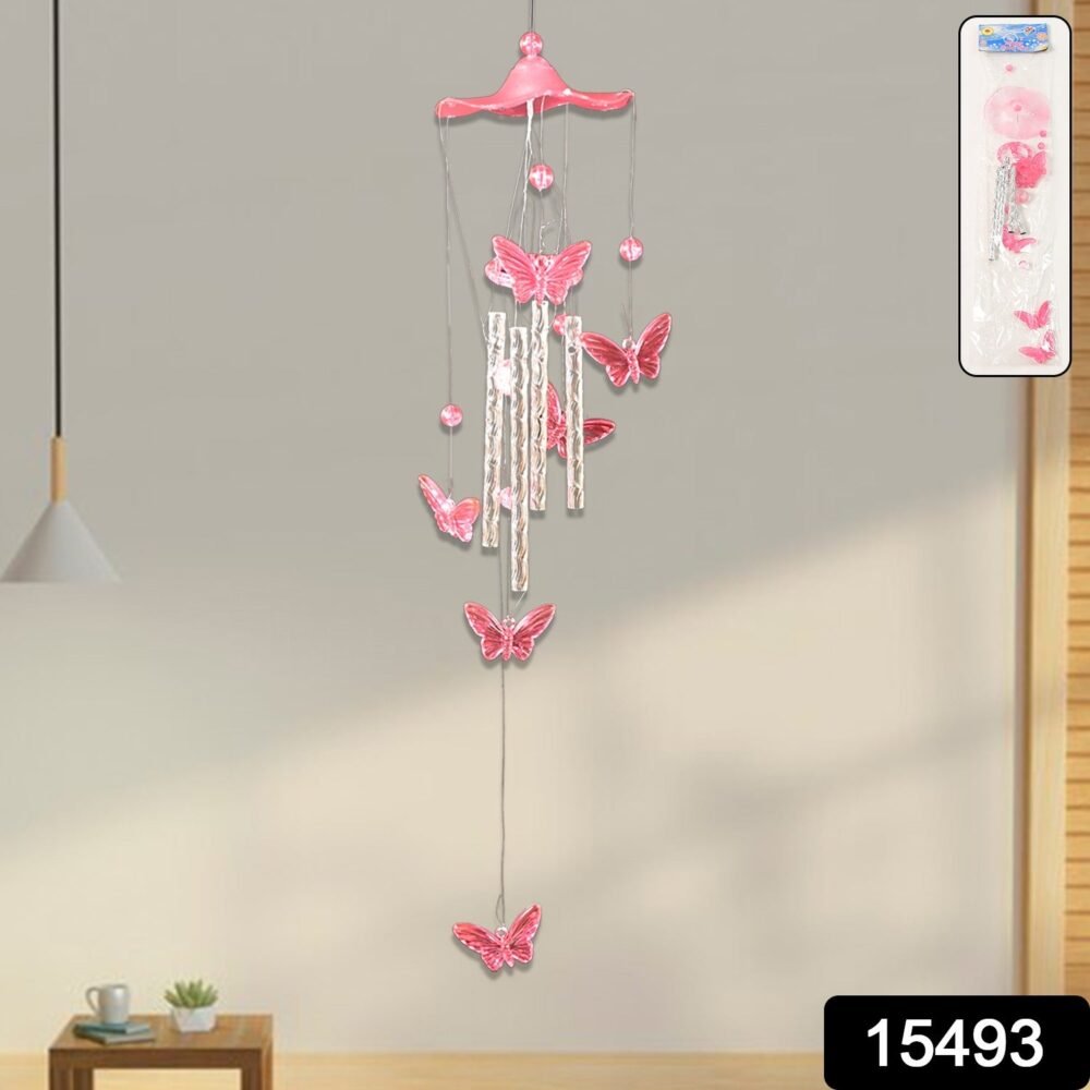 423.jpg Butterfly Bell Wind Chimes – Vibrant Garden & Outdoor Decor