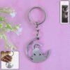 Jai Shri Ram Keychain – Hanuman Silhouette Metal Keyring