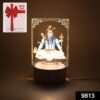 Lord Shiva 3D LED Frame – Soft Warm White Light Decor