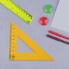 Geometry Set – 4-Piece Triangle Ruler Protractor Kit