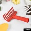 Plastic Garden Hand Rake – Lightweight 9-Tooth Cultivator Tool