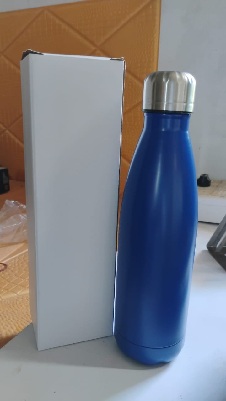 Stainless Steel Water Bottle 400ml – Lightweight Leak Proof Flask