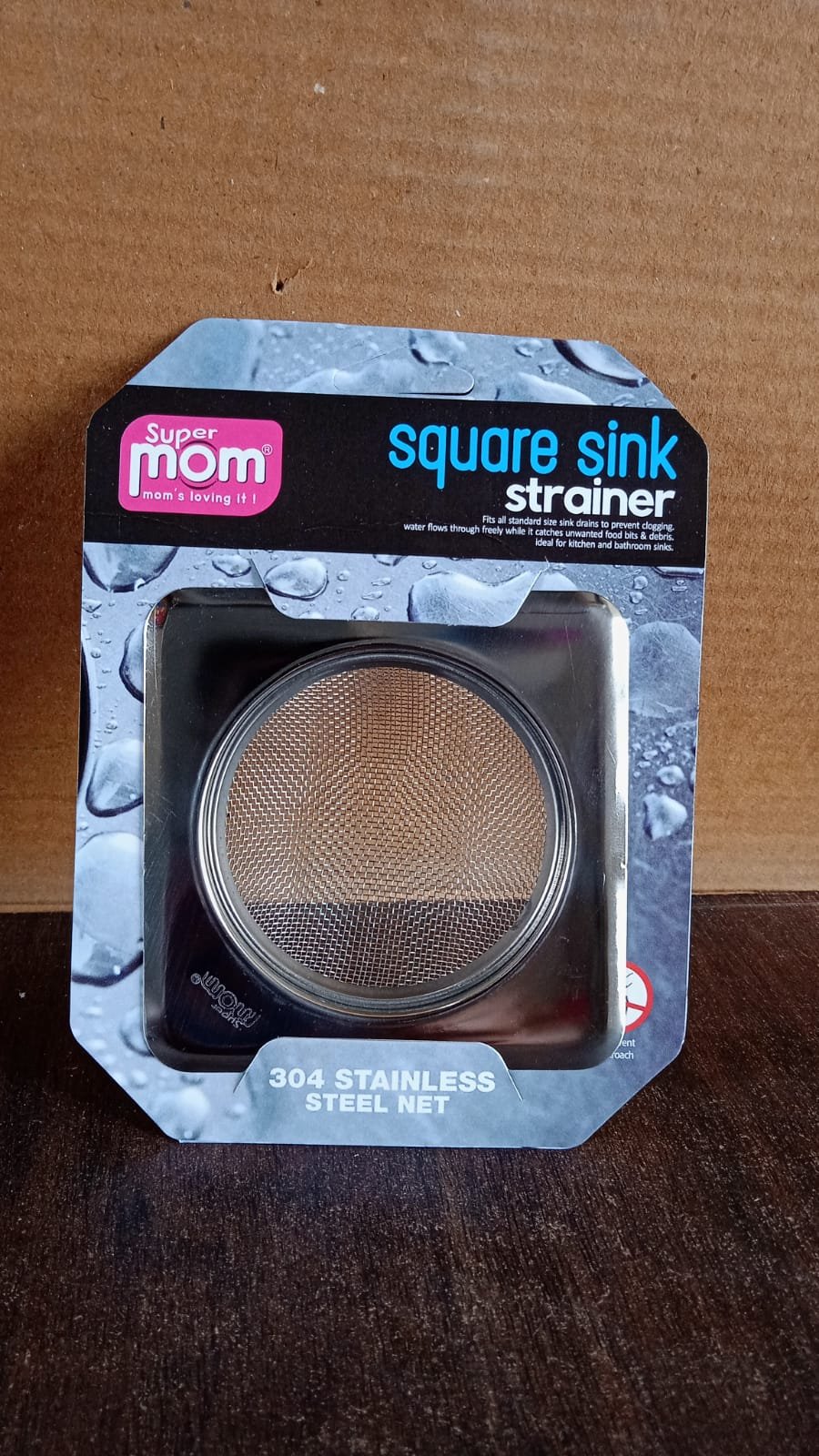 Stainless Steel Sink Strainer – Rustproof Square Filter