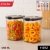 52_e557733d-33cf-4d74-b524-ed9131fcd8fb.jpg 1200 ML Airtight Food Storage Container Set – 2 Piece Durable Plastic