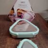 Triangle Stainless Steel Lunch Box Set – Compact Leakproof 2-Piece Tiffin